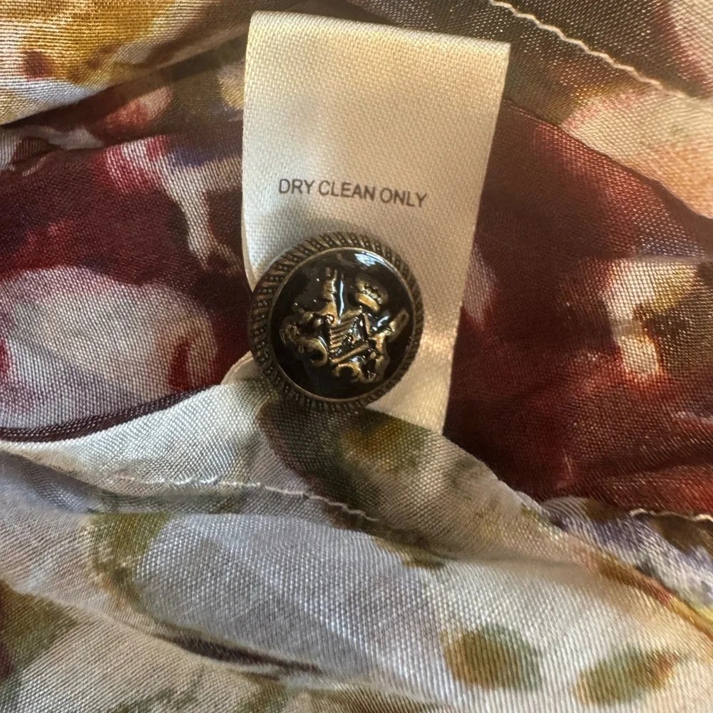 Aratta Floral Button-Up Tunic - Multicolor - Picture 9 of 10